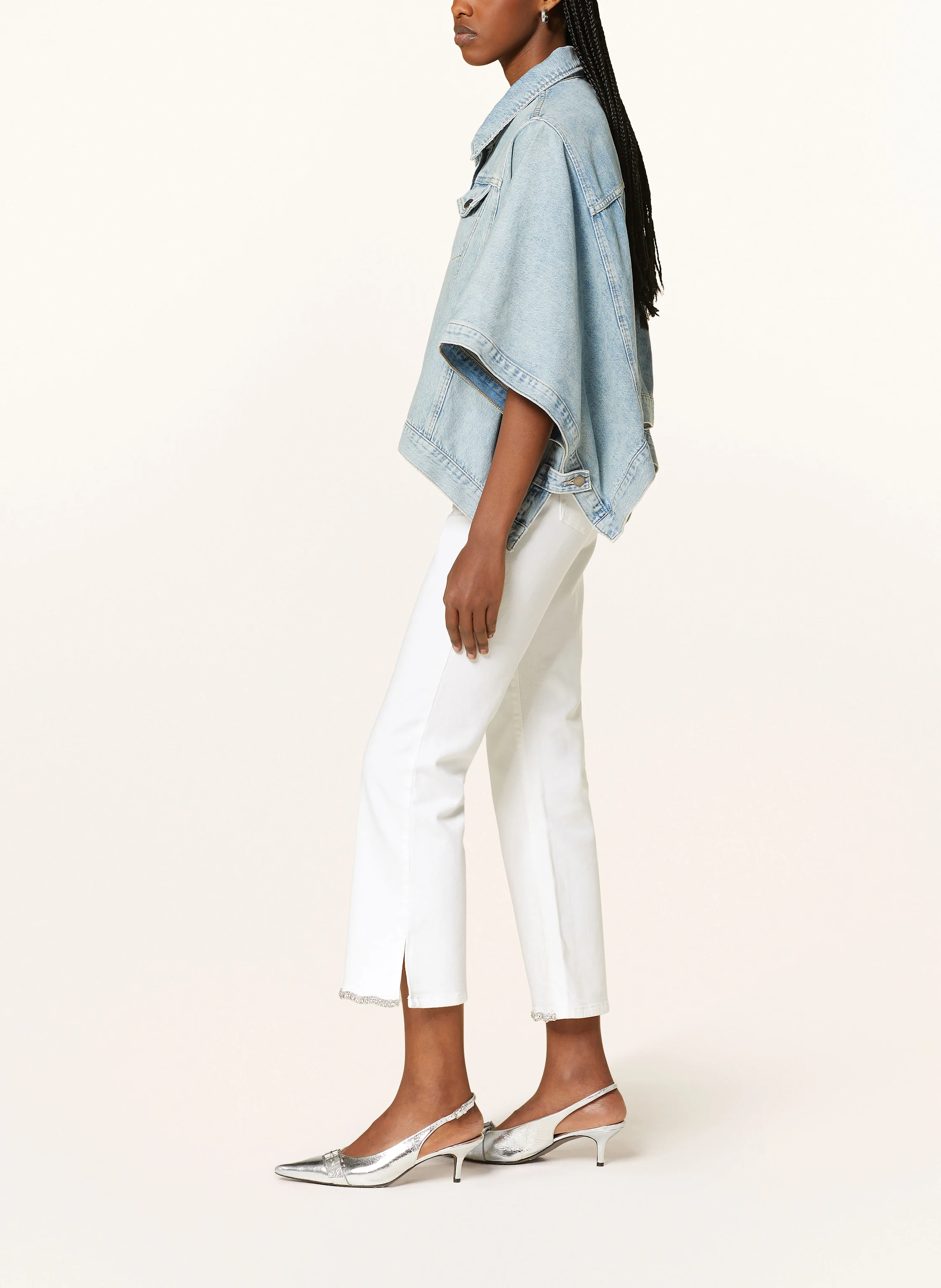 LIU JO Flared Jeans mit Schmucksteinen