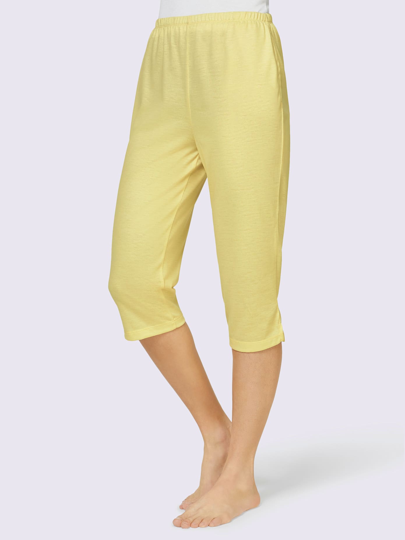 Lot de 2 pantalons corsaires en jersey doux