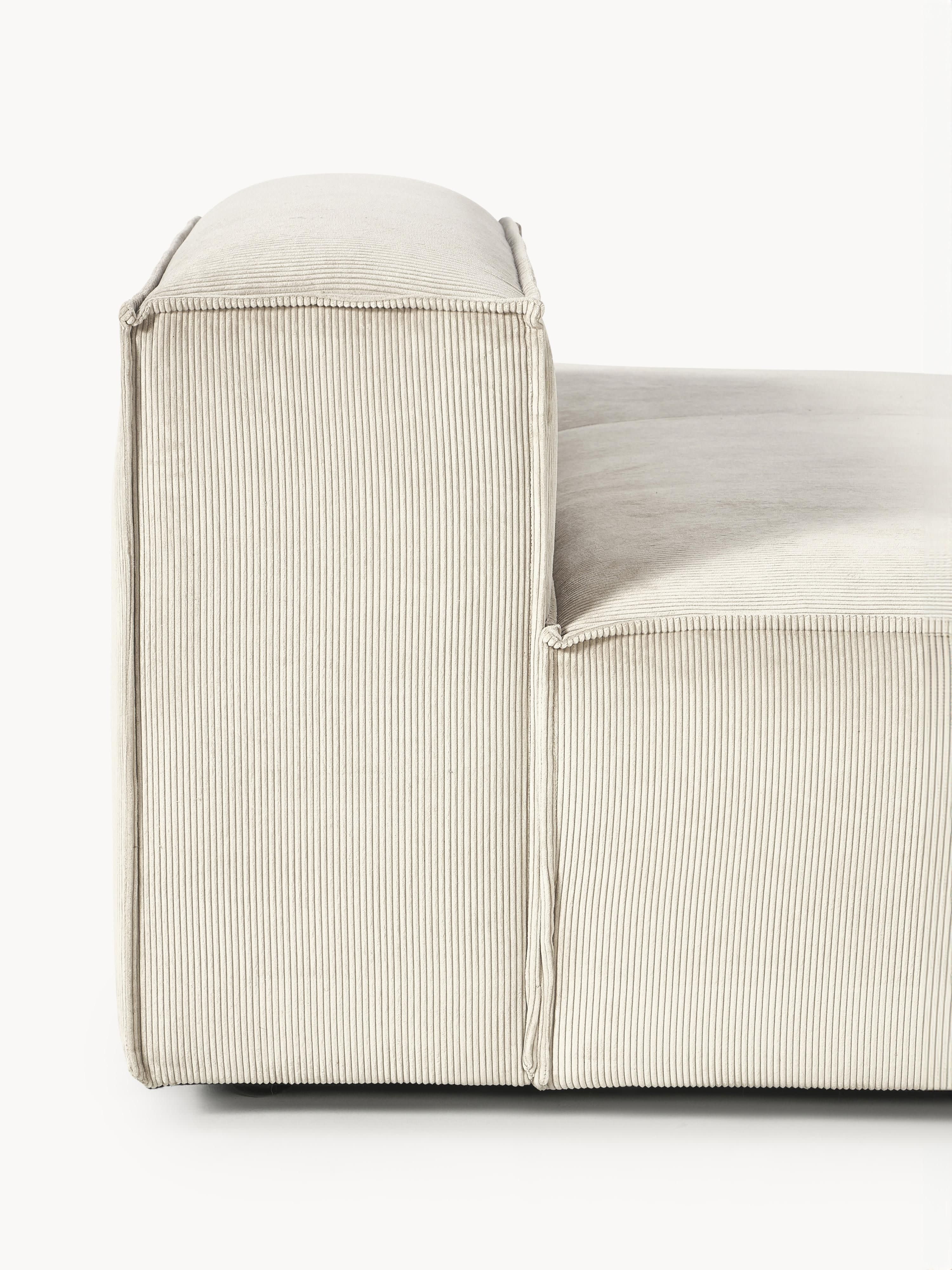 Chaise longue module Lennon van corduroy