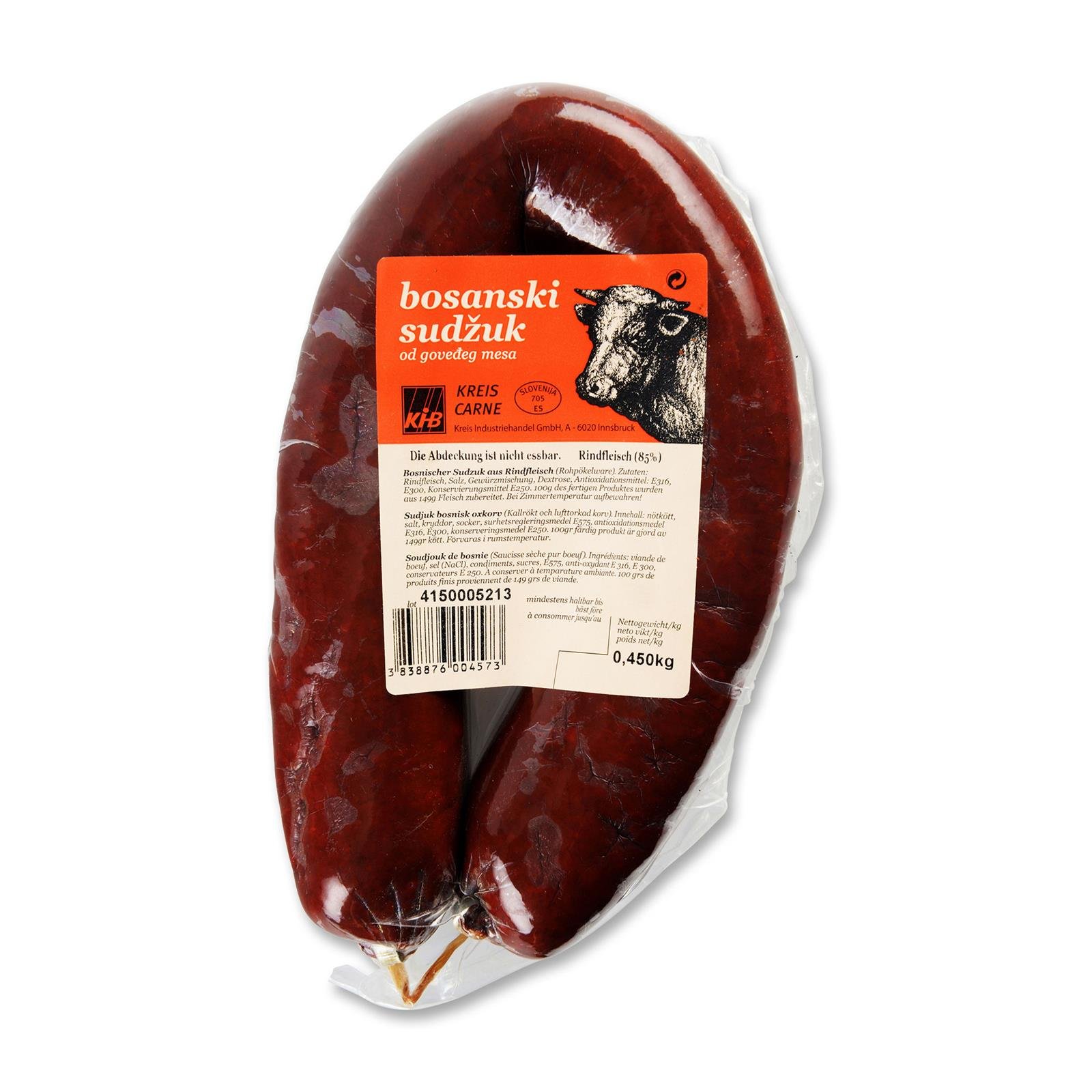 Bosnische Sudzuk aus Rindfleisch