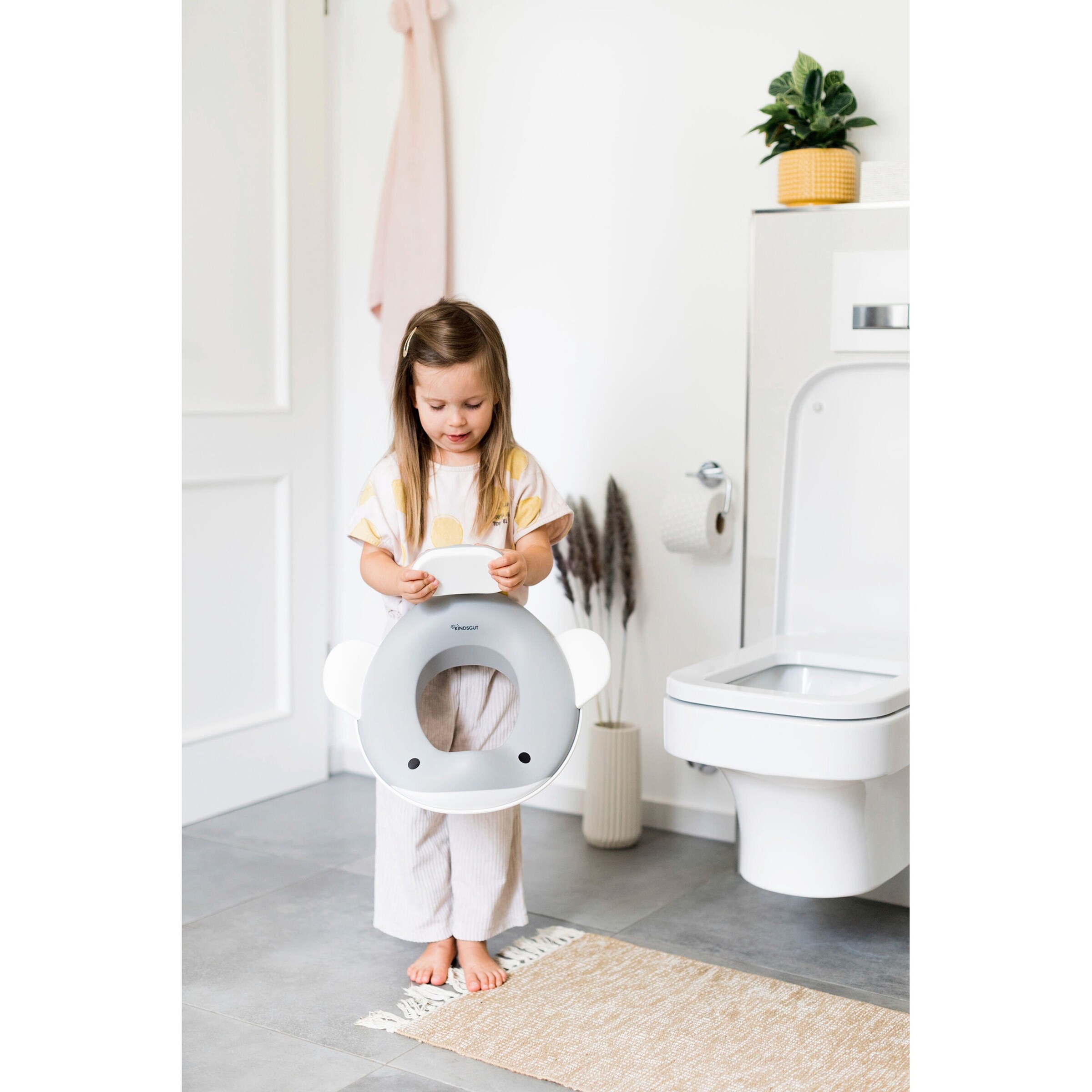 Kindsgut Toilettensitz Wal dunkelgrau