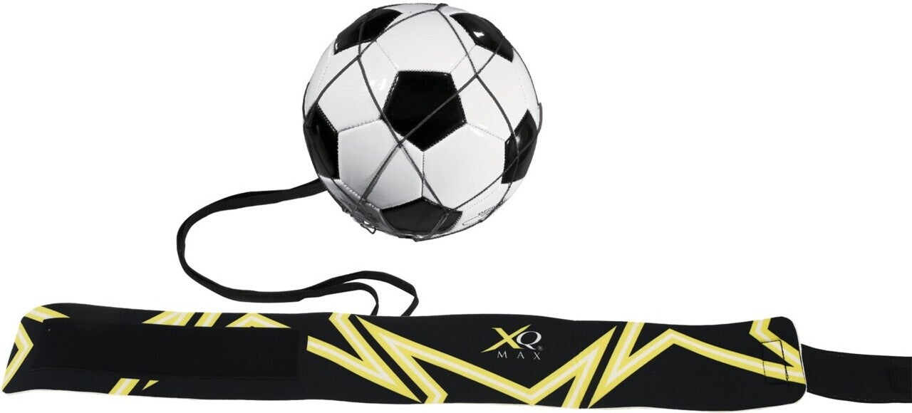 XQ Max voetbal trainerband zwart / geel 13,2 x 4,7 x 24,3 cm