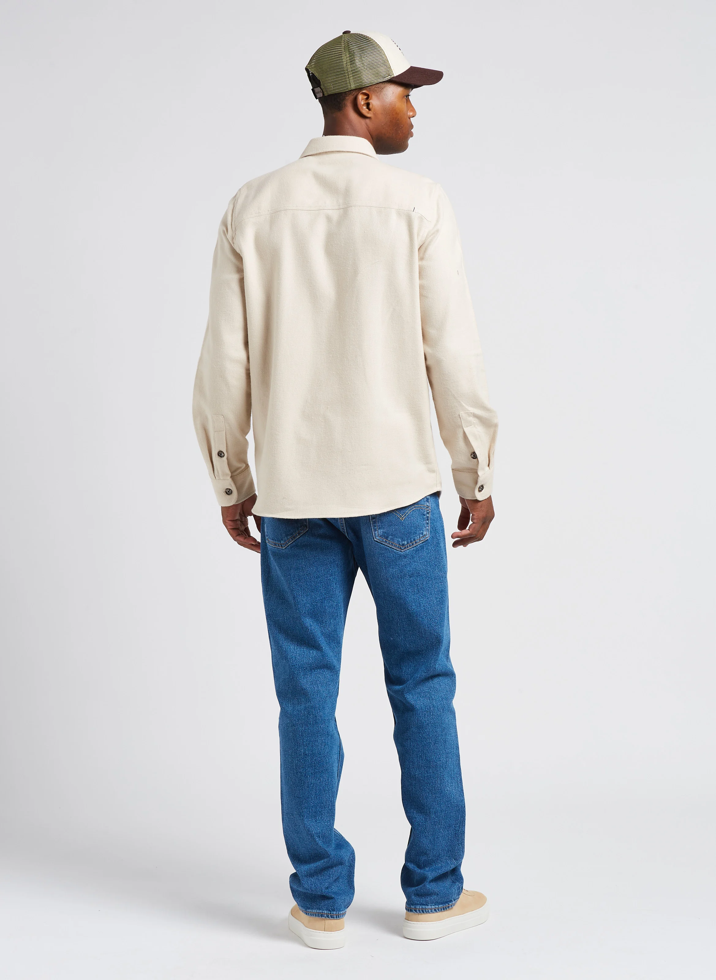 CERILLY - Surchemise droite en coton | Beige