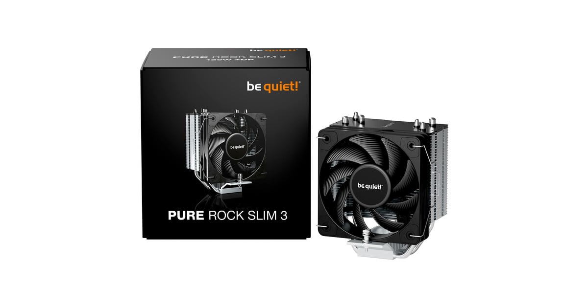 be quiet!Pure Rock Slim 3 CPU-koeler  (4-pin PWM)