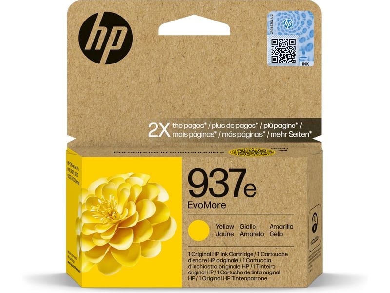 HP Tinte Nr. 937e (4S6W8NE) Yellow Druckerpatrone, Gelb