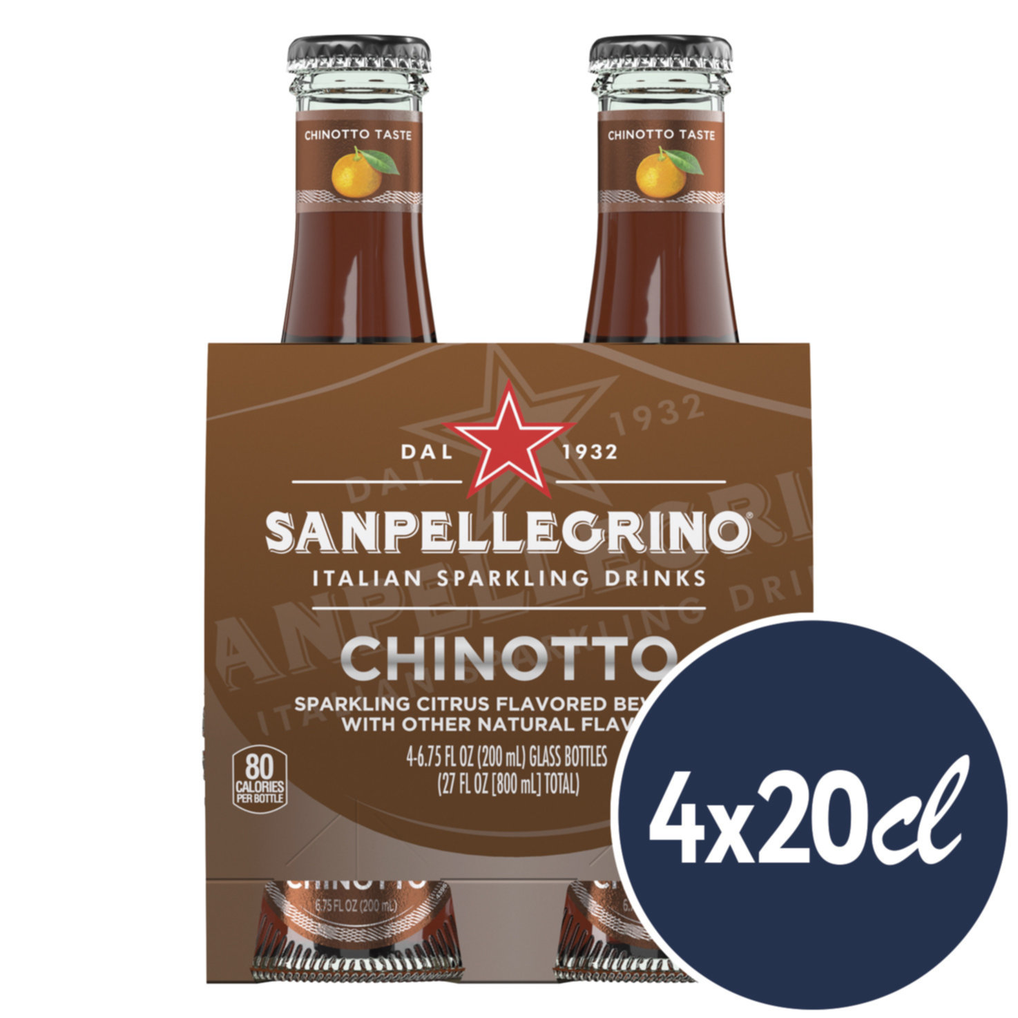 San Pellegrino Chinotto 4x20cl -80cl