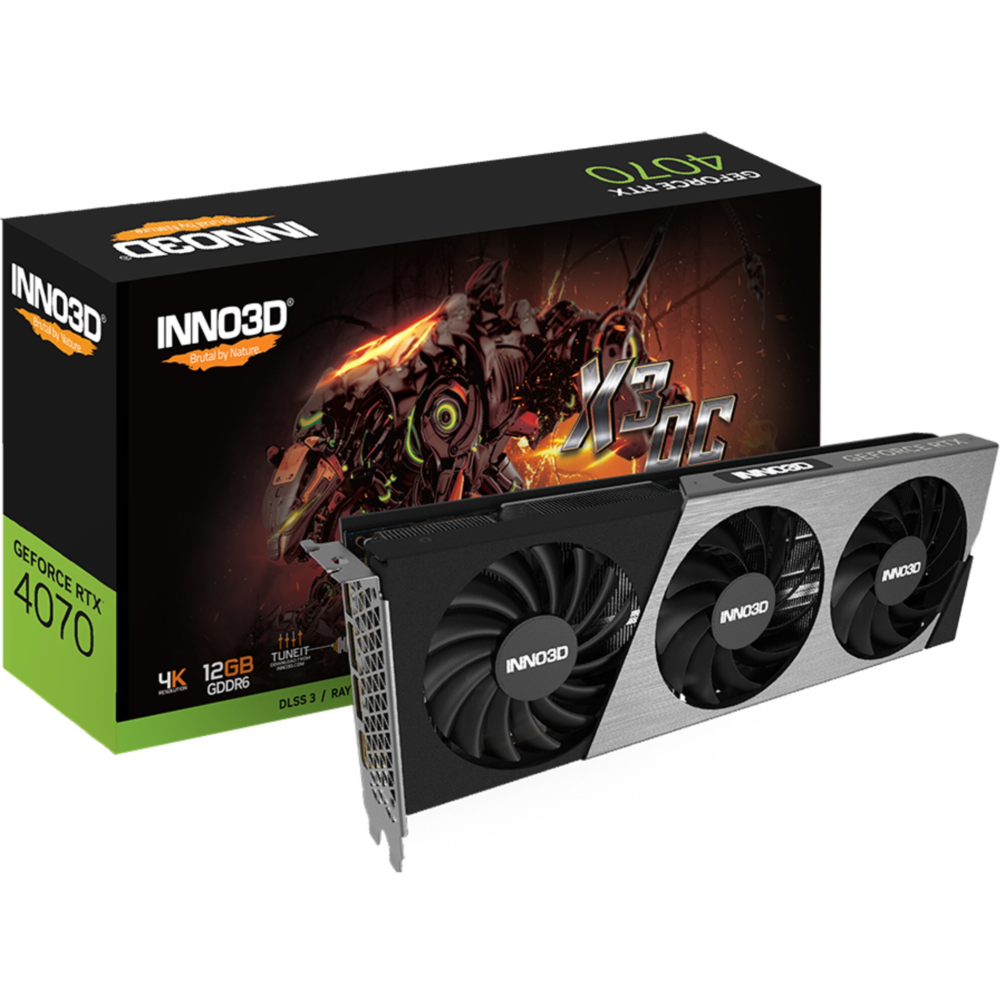Inno3D Grafikkarte GeForce RTX 4070 X3 OC