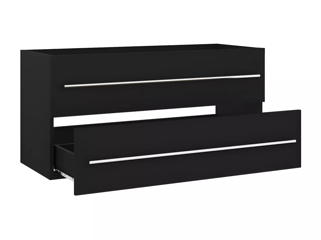 Armoire d'évier Noir 100x38,5x48