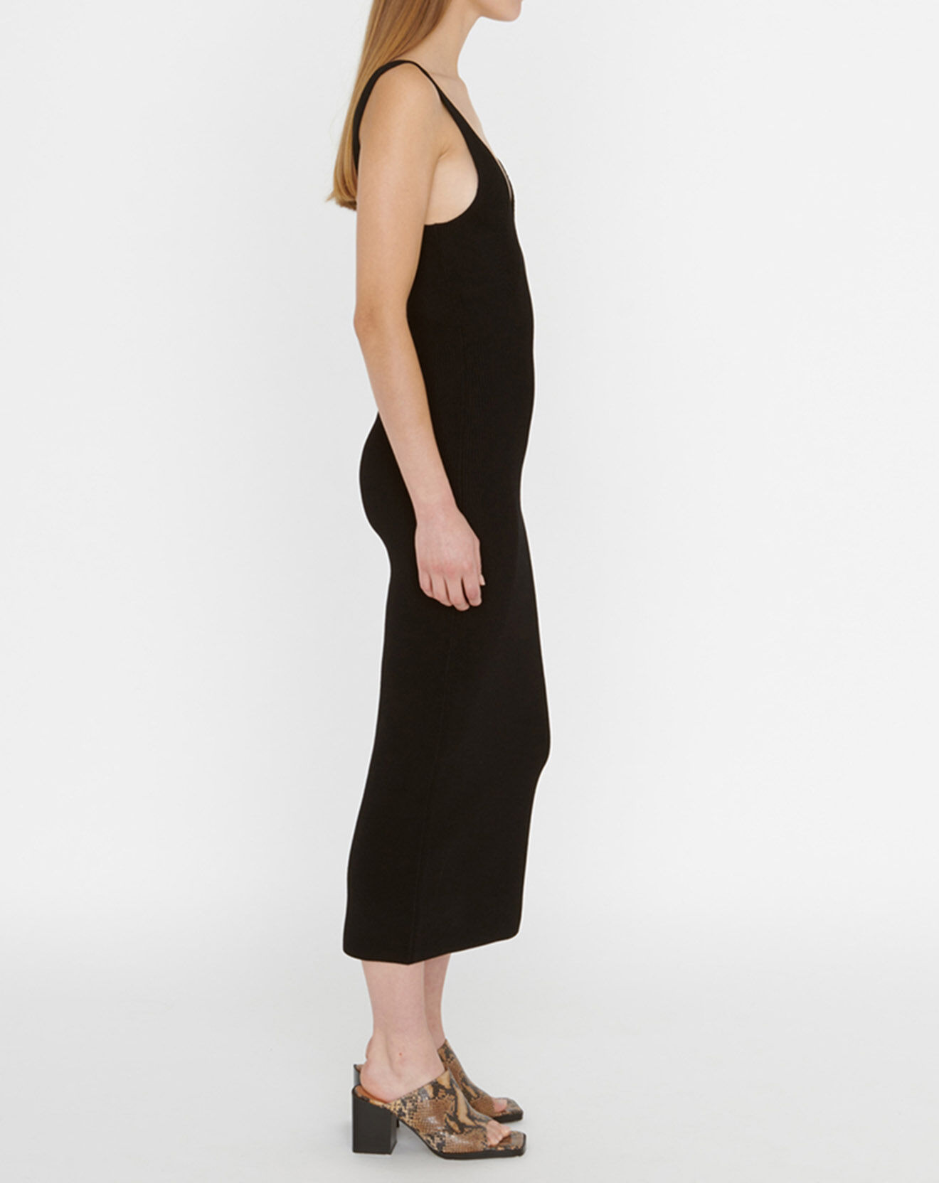 Zapa Robe en maille Remir noire