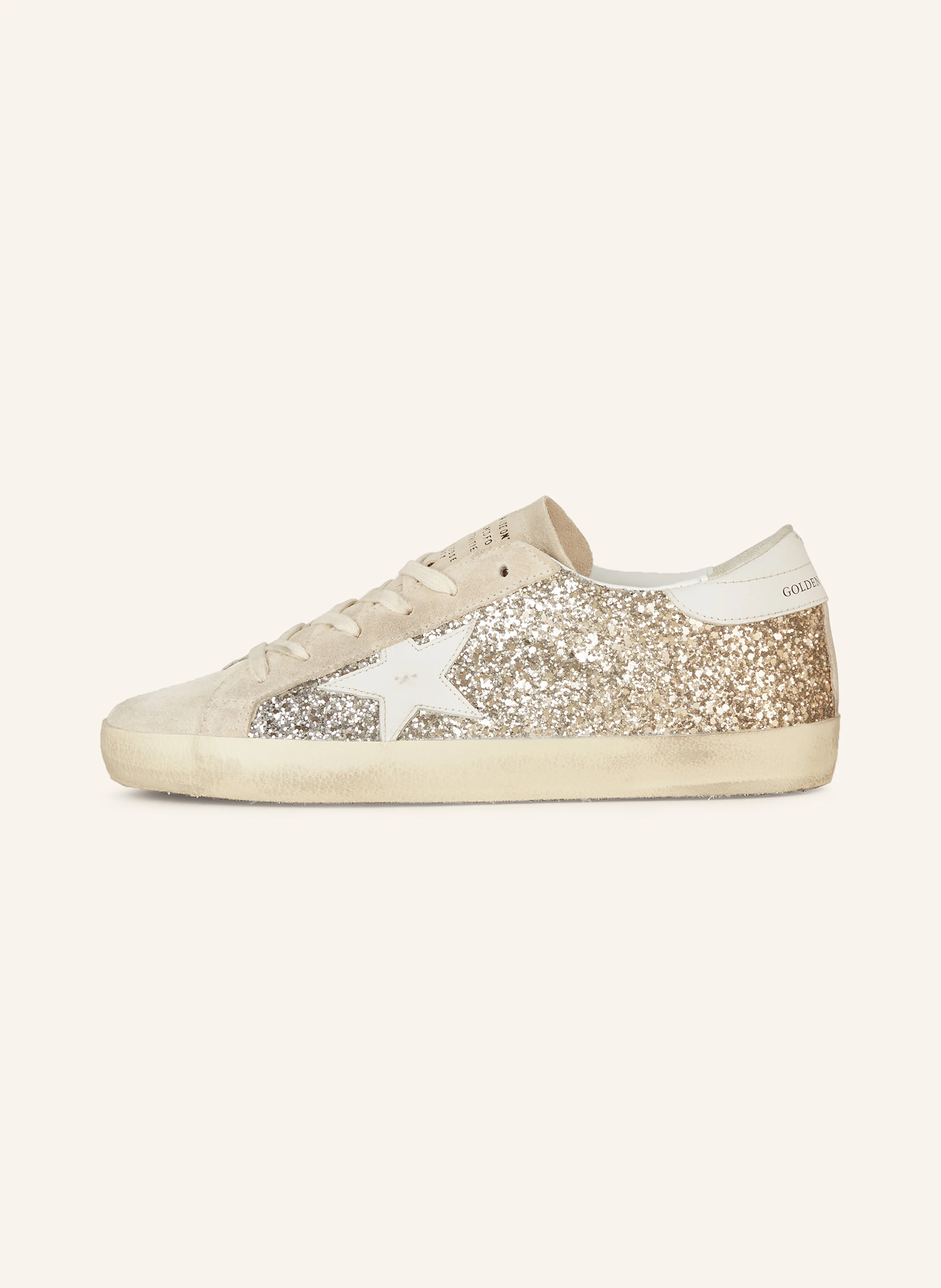 GOLDEN GOOSE Sneaker SUPER-STAR mit Pailletten