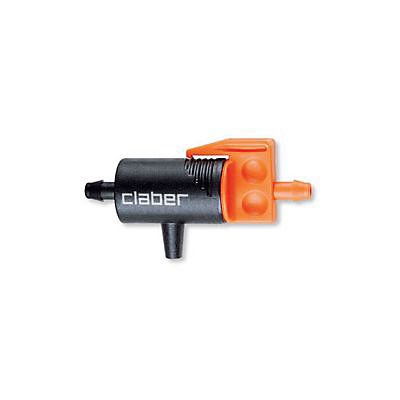 10 goutteurs en ligne Claber de 0 à 6 L/h