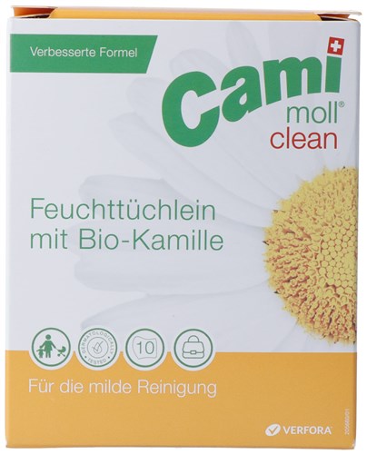 CAMI MOLL clean Feuchttücher neue Formel Btl 10 Stk