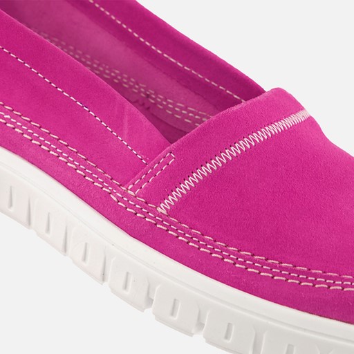 Feyn Instappers roze Suede