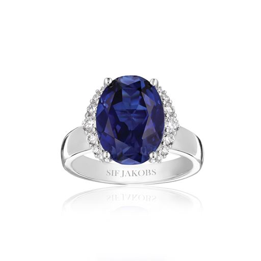 Sif Jakobs Jewellery Ellisse Grande Ring, Silver, 56