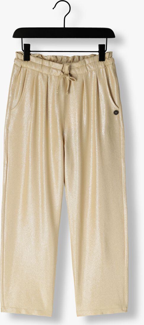 LIKE FLO gouden like flo pantalon metallic crepe wide leg