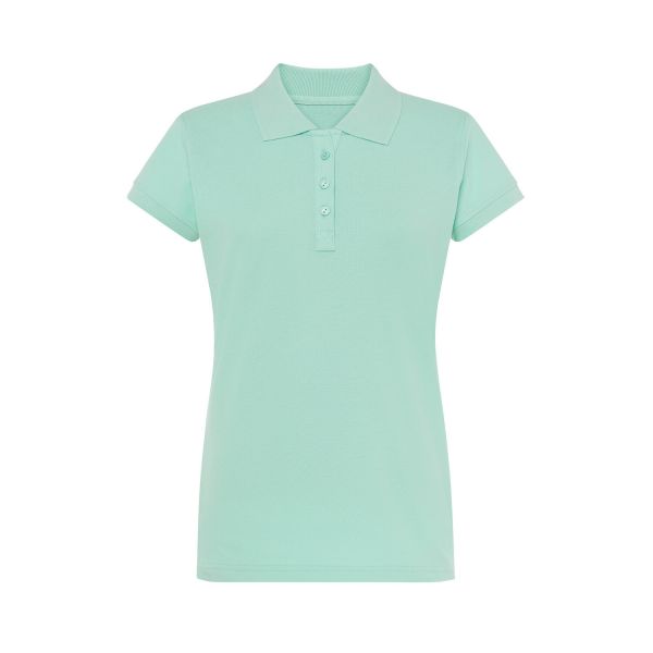 FYL Polo Regular 100% Algodão Mulher Menta S - POPOL445