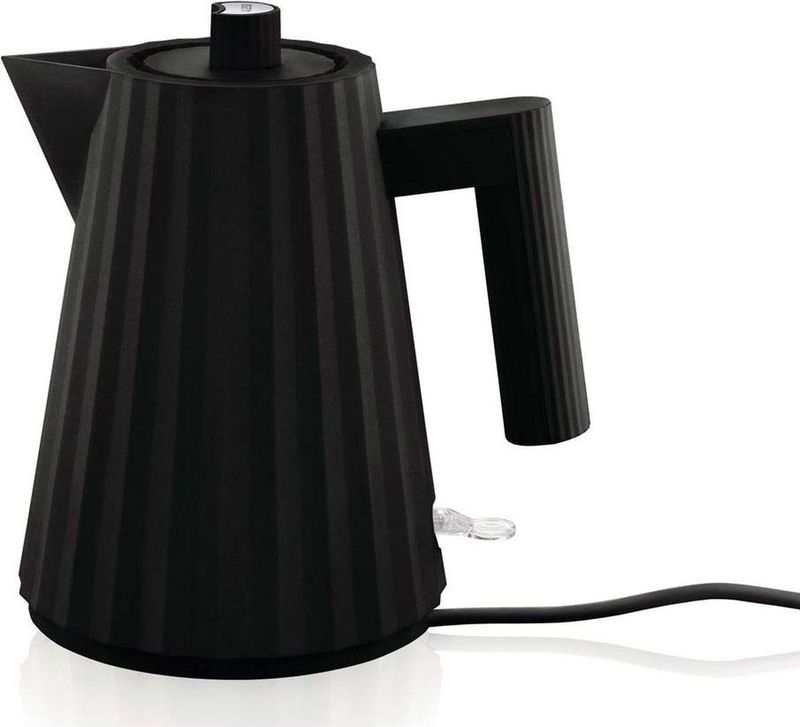 Alessi - Waterkoker Plissé - Zwart - Droogkookbeveiliging - 1.7 liter