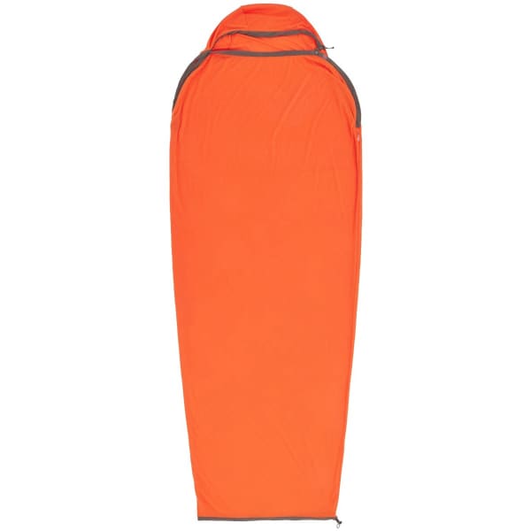 Drap sac de couchage SEA TO SUMMIT REACTOR EXTREME SLEEPING BAG LINER MUMMY W/ DRAWCORD COMPACT RED
