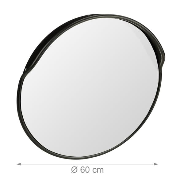 Utgangsspeil 60 cm svart