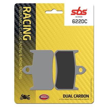 Plaquettes de freins SBS 622DC Racing carbon avant