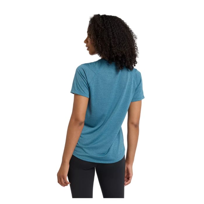 New Balance Dame T-shirts Marathon Athletic T-shirt Blå