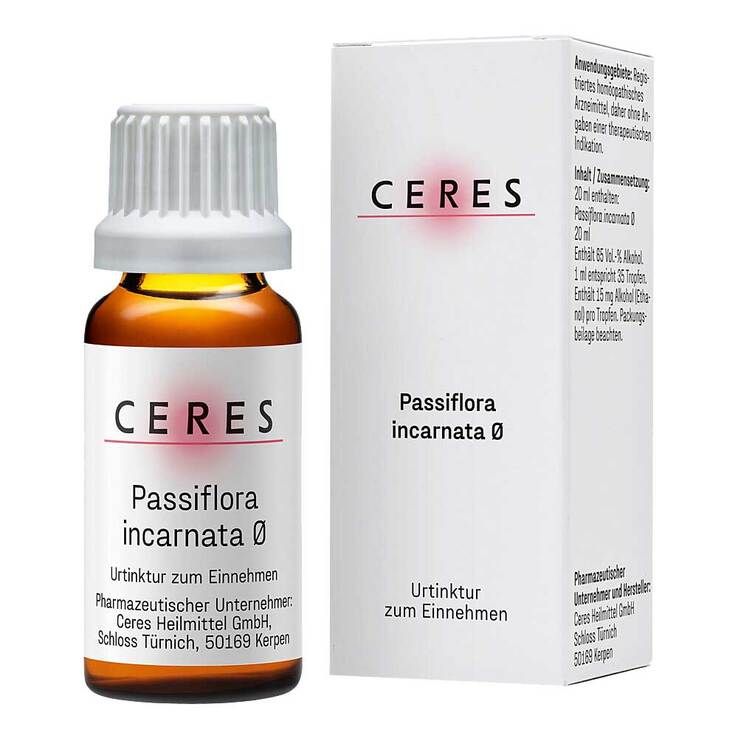 CERES Passiflora incarnata Urtinktur, 20 ml