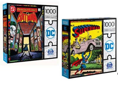 DC Comics Puslespill 2-pack 1000 Brikker