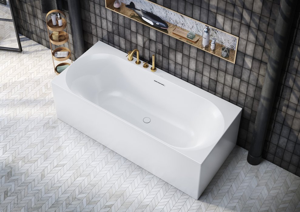 Villeroy & Boch Loop & Friends inbouw ligbad 180x80cm wit mat ovaal