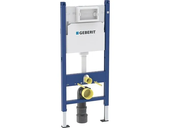 Geberit Duofix element t/væg - Væghængt toilet, 112 cm m/Delta indbygningscisterne 12 cm