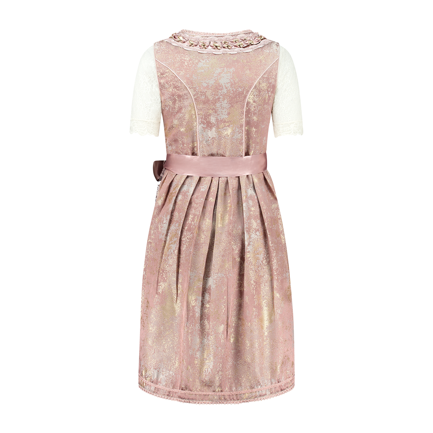 Lichtroze Dirndl Jurk Oktoberfest Dames 2 Delig