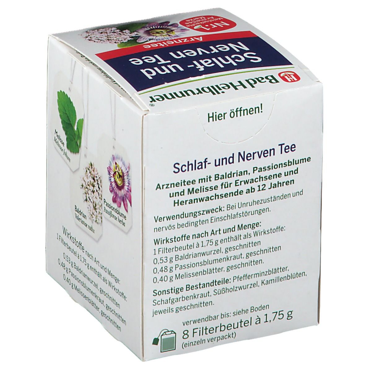 Bad Heilbrunner® Schlaf- und Nerven Tee
