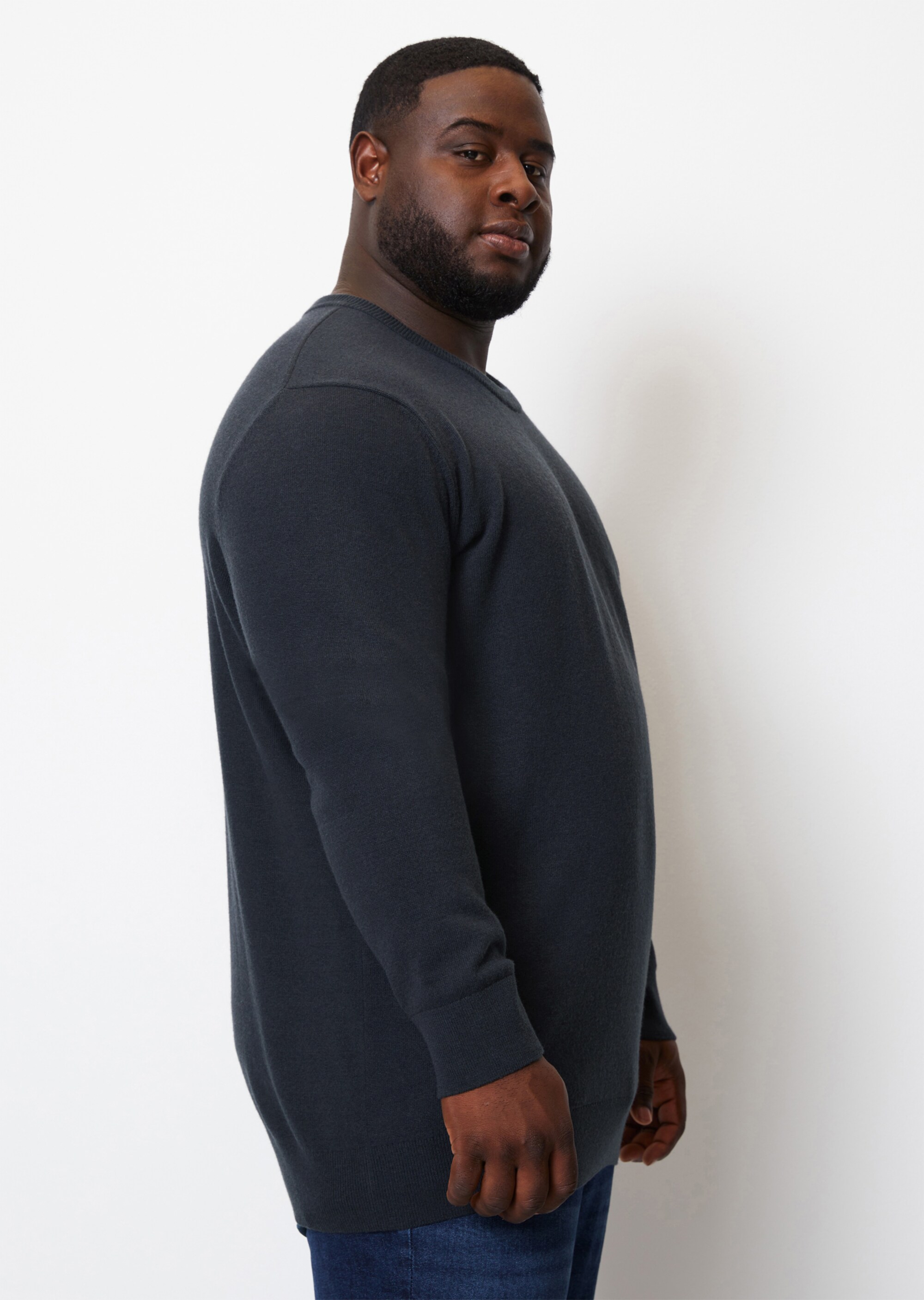 Pullover regular aus softem Bauwolle-Schurwolle-Mix