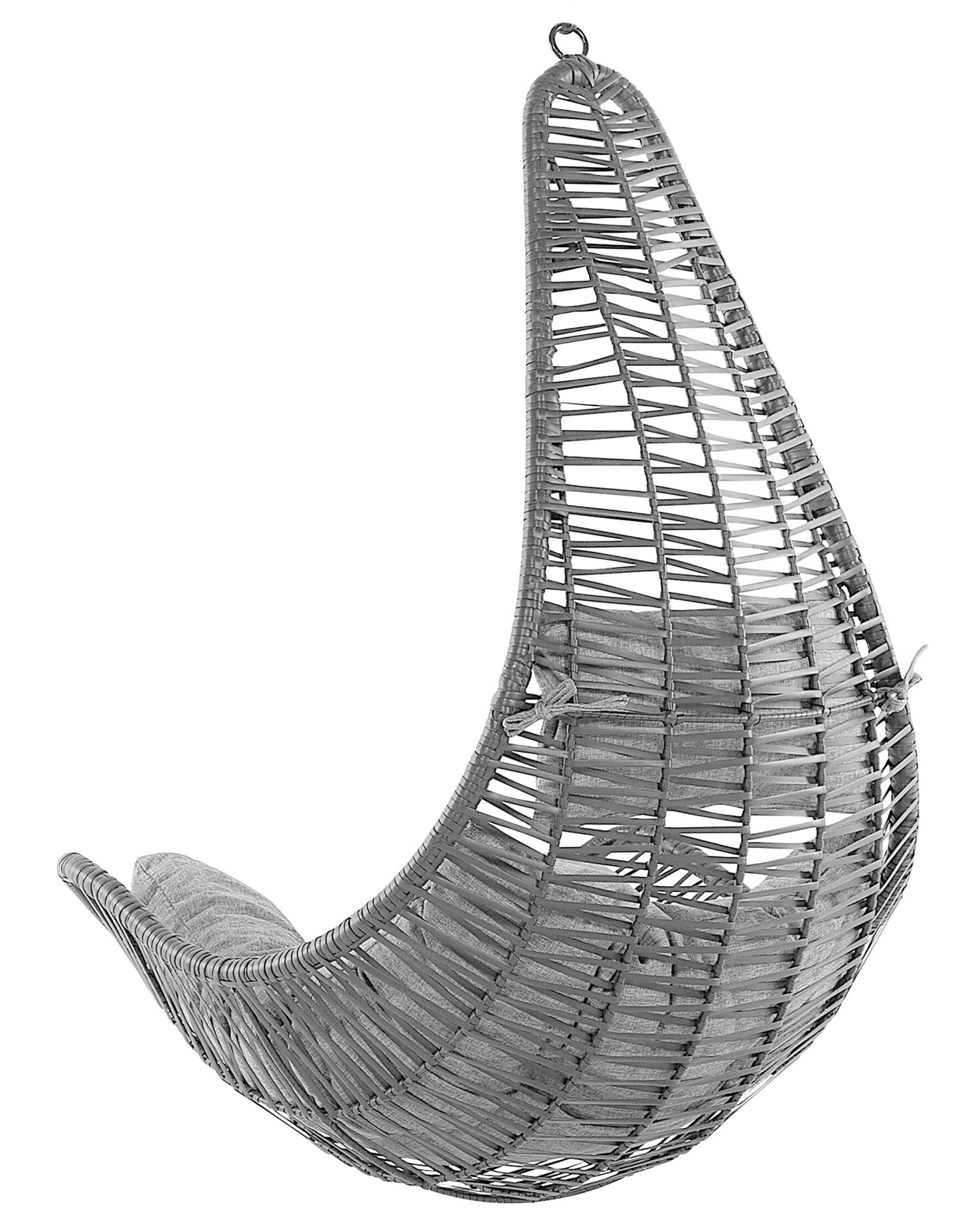 Hangstoel ATRI II PE rotan Zwart