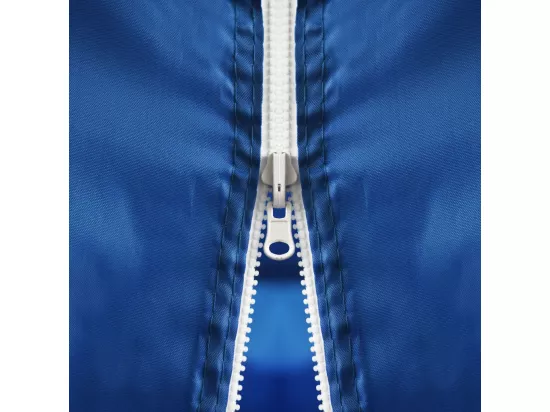 Tente de réception pliable avec 5 parois 3x9 m Bleu