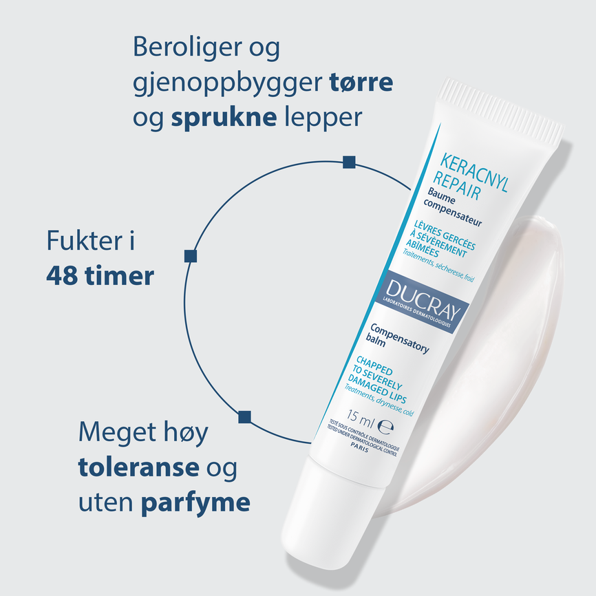 Ducray Keracnyl Repair Lip Balm 15 ml