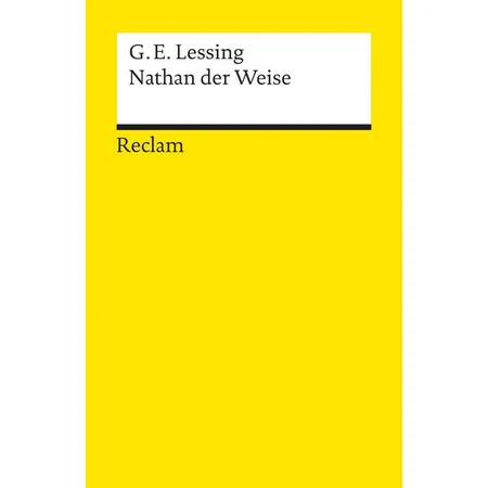 Reclam Natahn der Weise von G.E. Lessing
