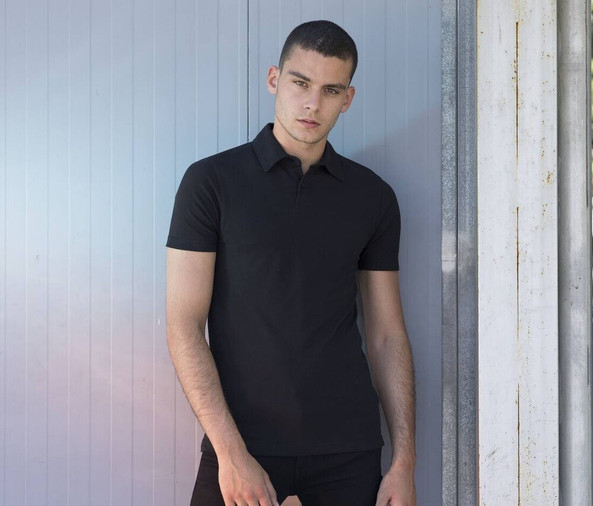 Skinnifit SFM42 - Polo Homme Stretch Élégance Skinnifit