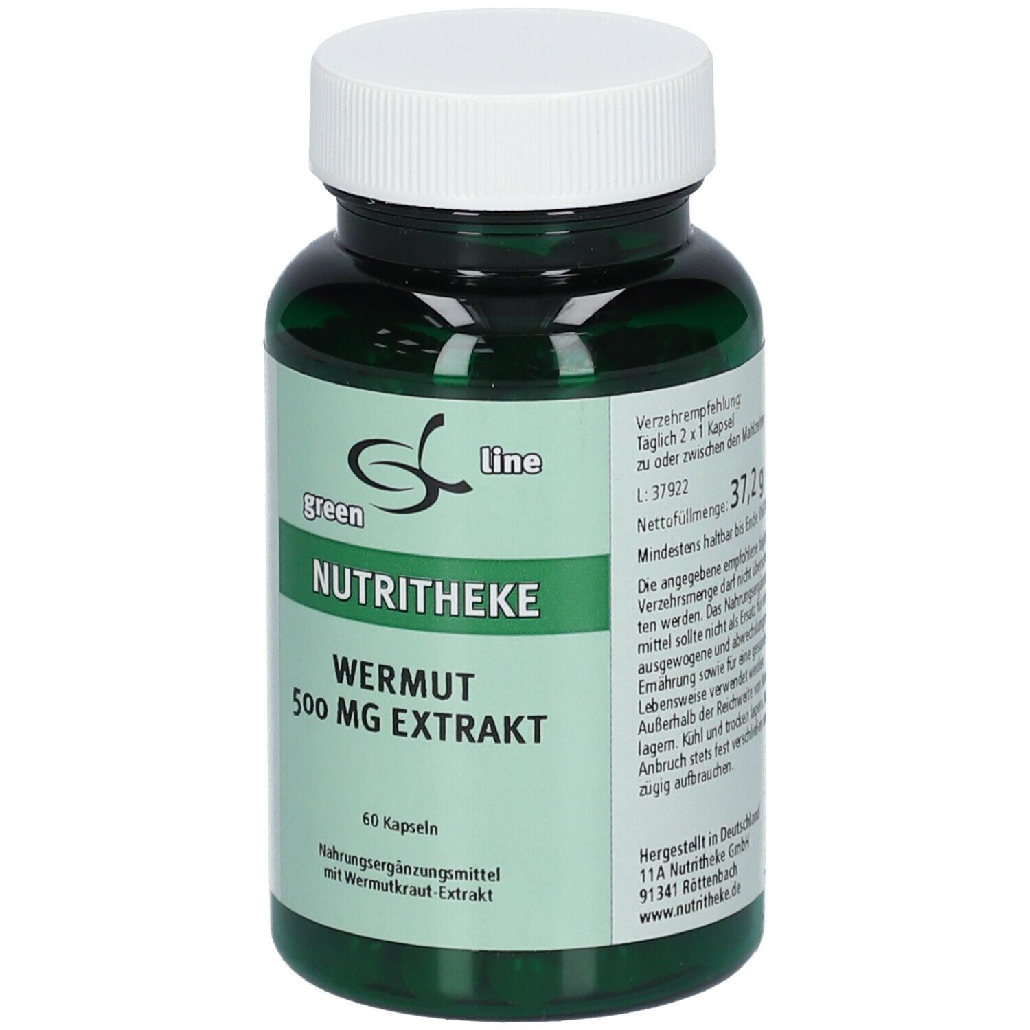 green line NUTRITHEKE WERMUT 500 mg Extrakt