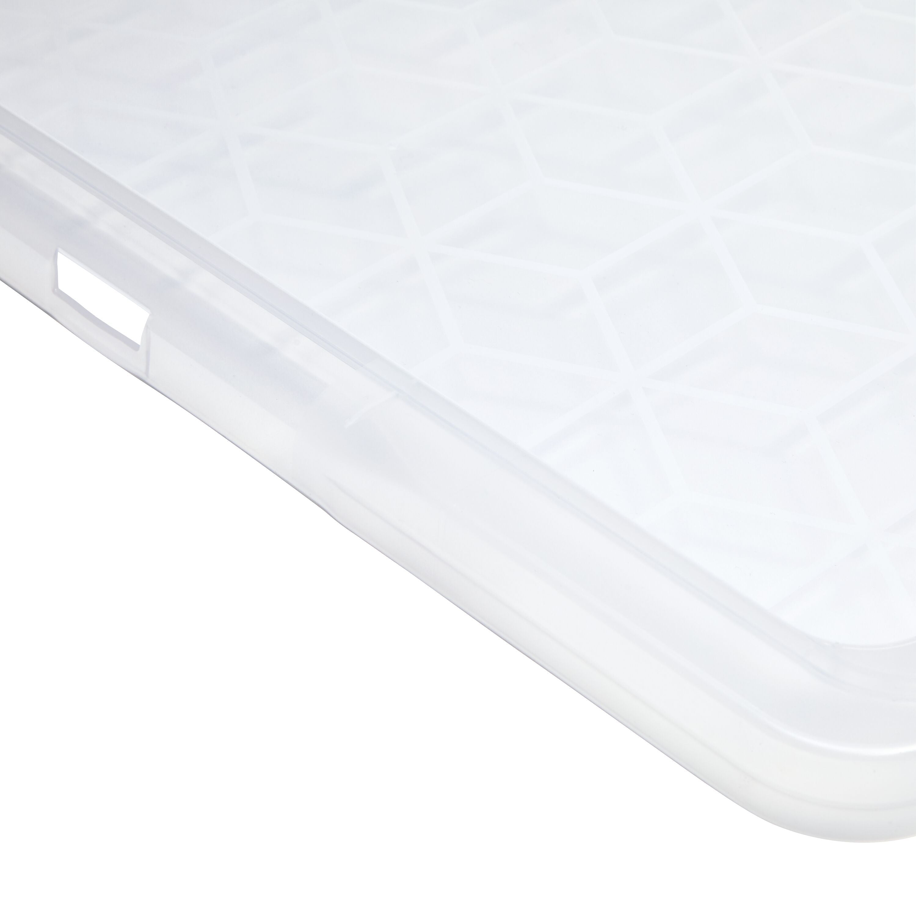 EVO Deckel Aufbewahrungsbox - Transparent / B: 59.3 cm x T: 79.1 cm x H: 2.8 cm