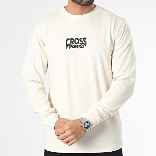 Tee Shirt Manches Longues Est 2023 Beige