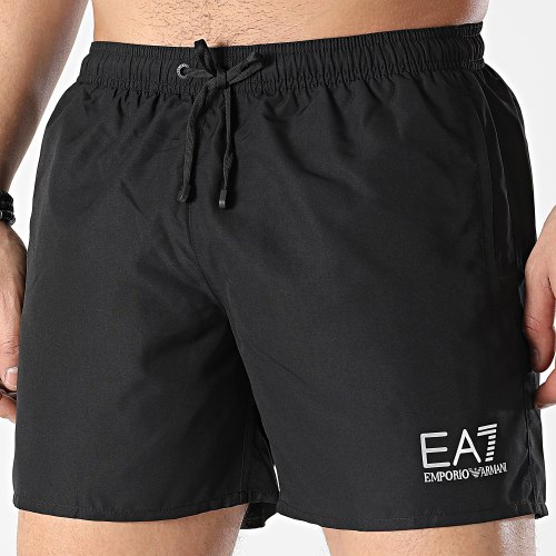 Short De Bain 902000-CC721 Noir Argenté