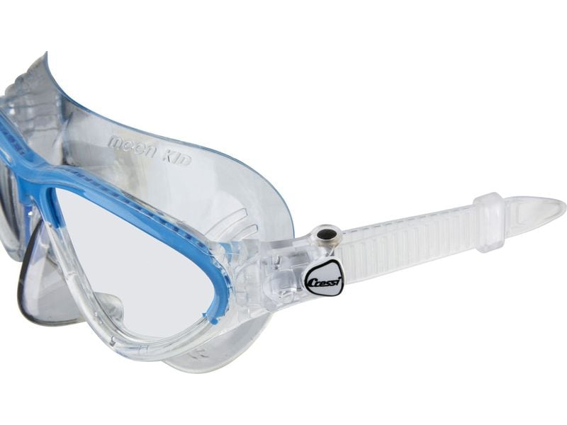 CRESSI Tauchmaske Moon Kinder Klar/Blau Schwimmbrille für Kinder