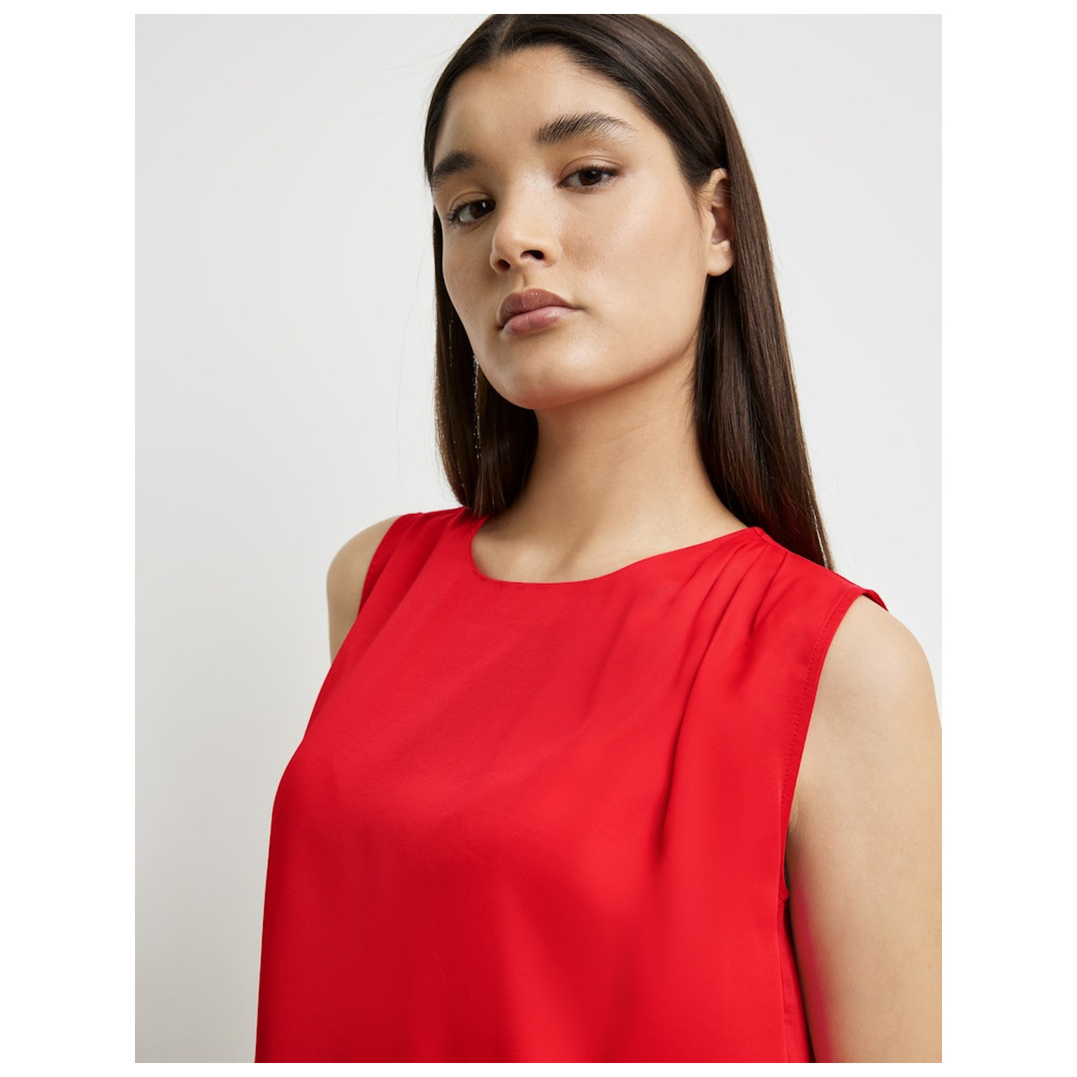 TAIFUN BLUSE OHNE ARM