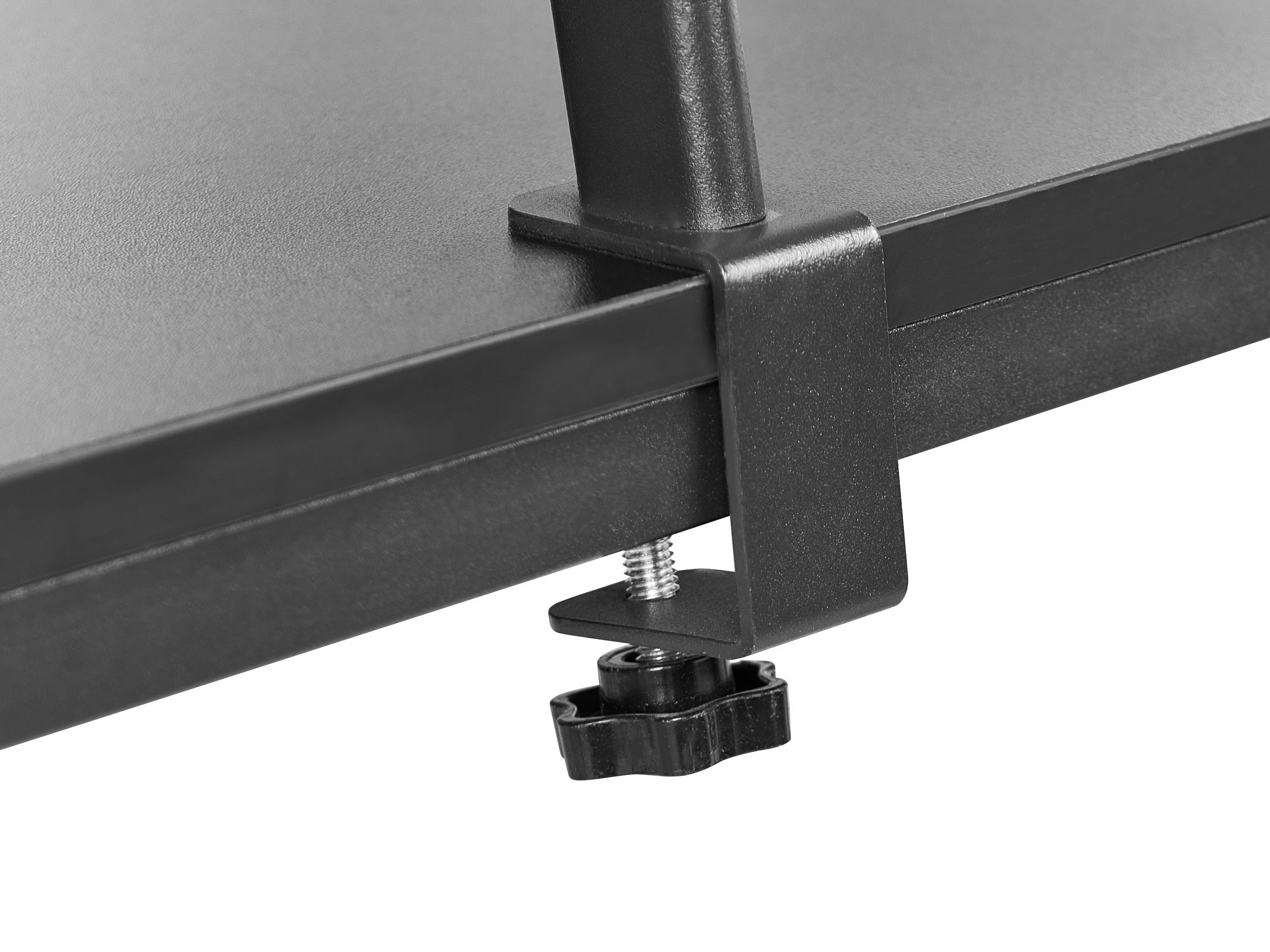 Game bureau BILOXY Zwart 120 cm 64 cm met opbergruimte LED