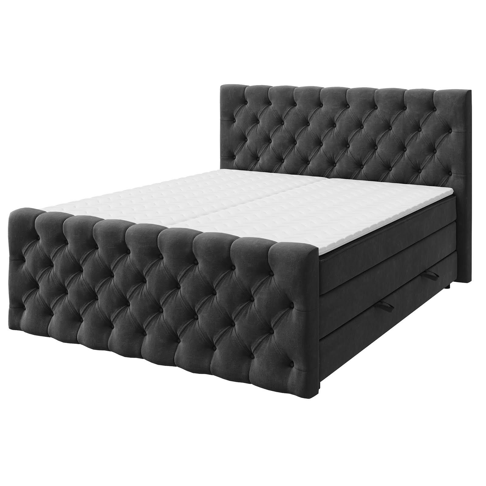 Boxspringbett H3 Doppelbett Polsterbett Gästebett