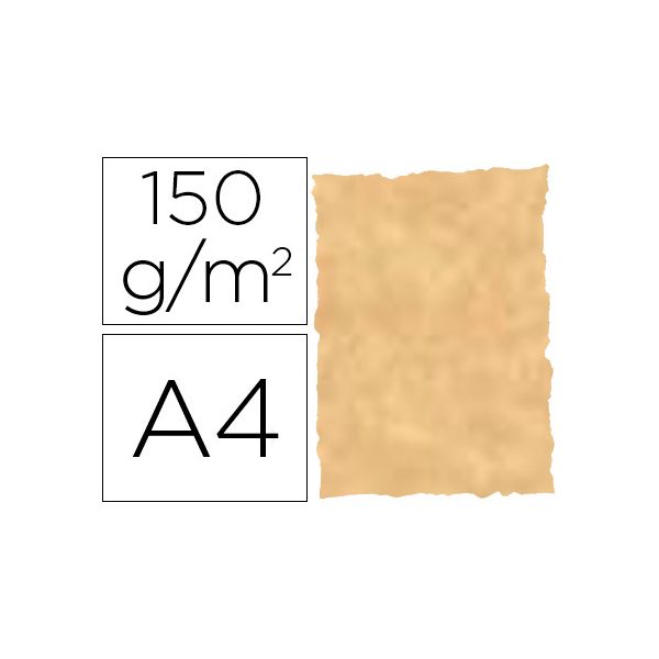 Michel Papel Pergaminho Din A4 Troquelado 150 Gr Cor Parchment Ocre (25 Folhas) - OFF073708CE