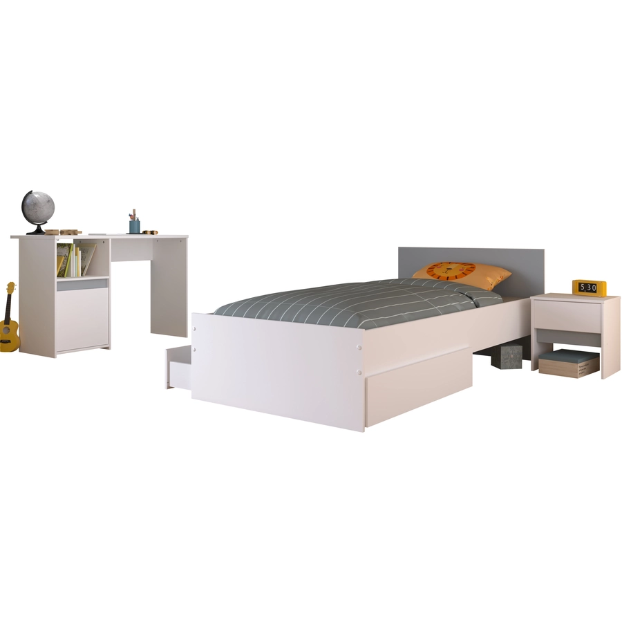Parisot Kinderzimmer Set 4tlg Pirouette 27  Weiß Weiß