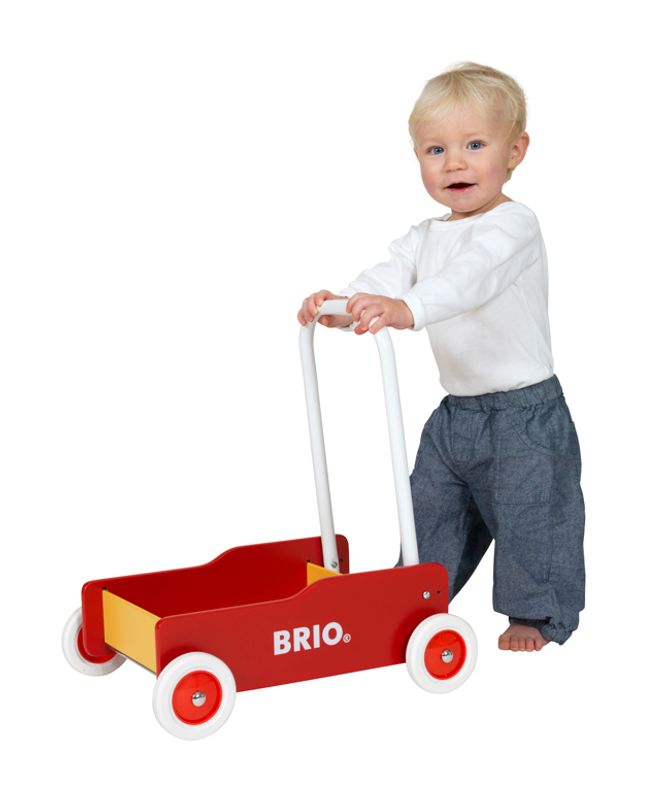 BRIO® Gåvogn - Rød/Gul