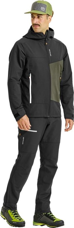 Ortovox - Seceda Softshelljack - Blauw - Softshell