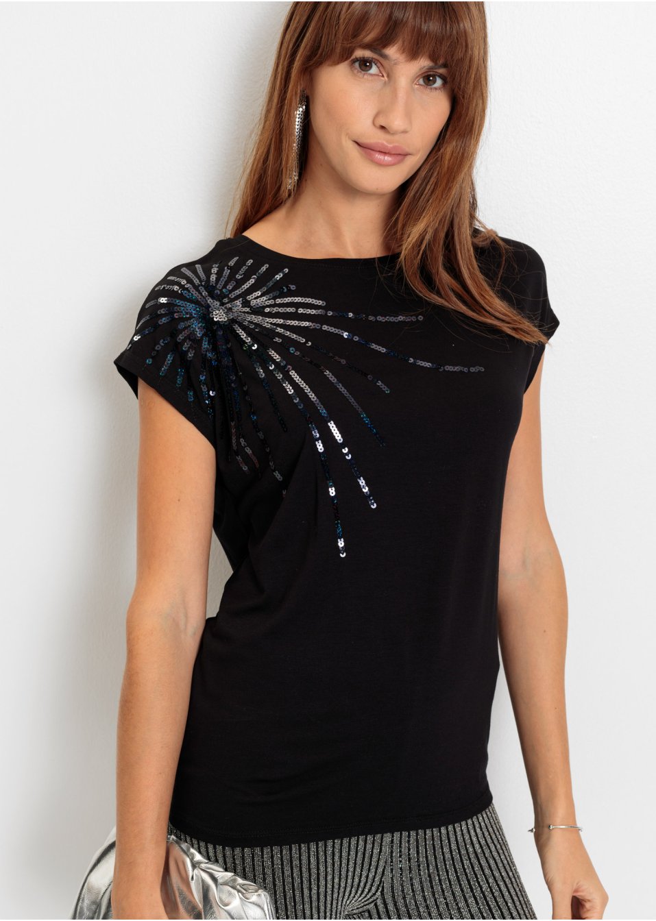 T-shirt à paillettes